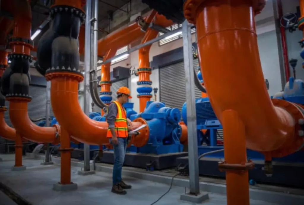 water usage How Ultrasonic Flow Measurement Can Transform Your Energy Efficiency Industrial water piping and pumps system