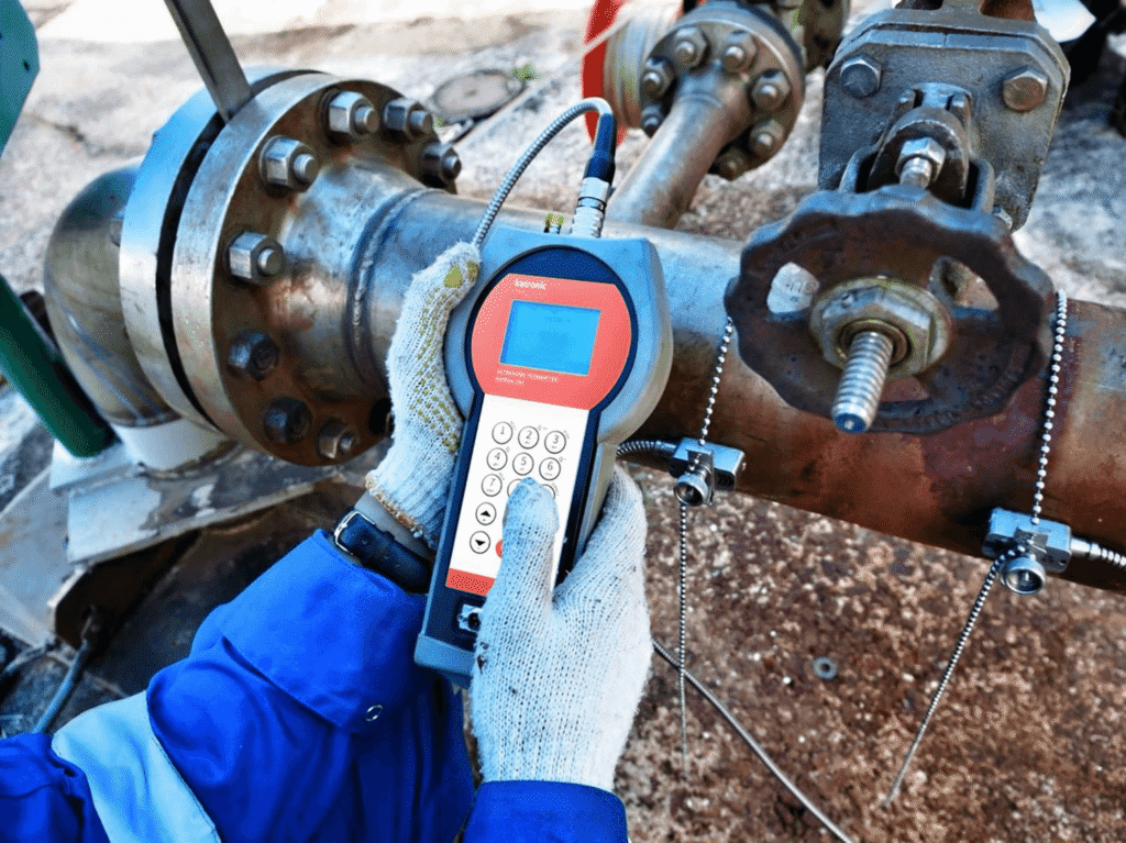 flow measurement without shutdown