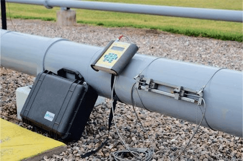 flow measurement without shutdown